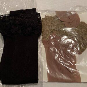 Thigh-high nylons and tights -  size medium